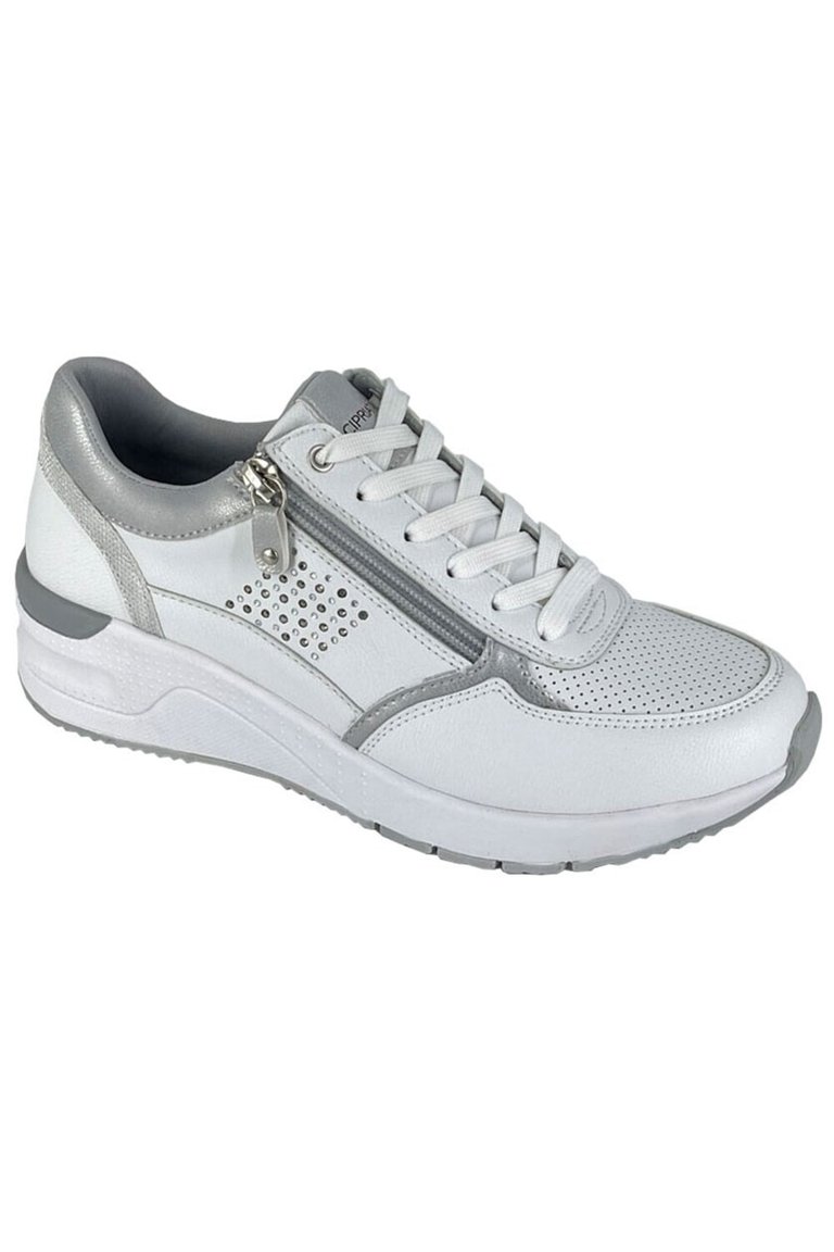 Cipriata Womens/Ladies Elisia Sneakers - White