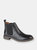 Womens/Ladies Alexandra Twin Gusset Ankle Boots - Black - Black