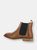 Womens/Ladies Alexandra Twin Gusset Ankle Boots (Tan)