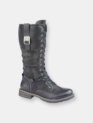 Womens/Ladies Gabriela Knee-High Boots - Black - Black