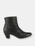 Womens/Ladies Ginerva Folded Vamp Ankle Boots