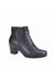 Womens/Ladies Janis Ankle Boots - Navy - Navy