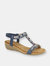 Womens/Ladies Lia Sandals - Blue - Blue