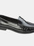 Womens/Ladies Nicolina Leather Loafers - Black