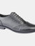 Womens/Ladies Violetta Leather Brogue Oxford Shoes - Black