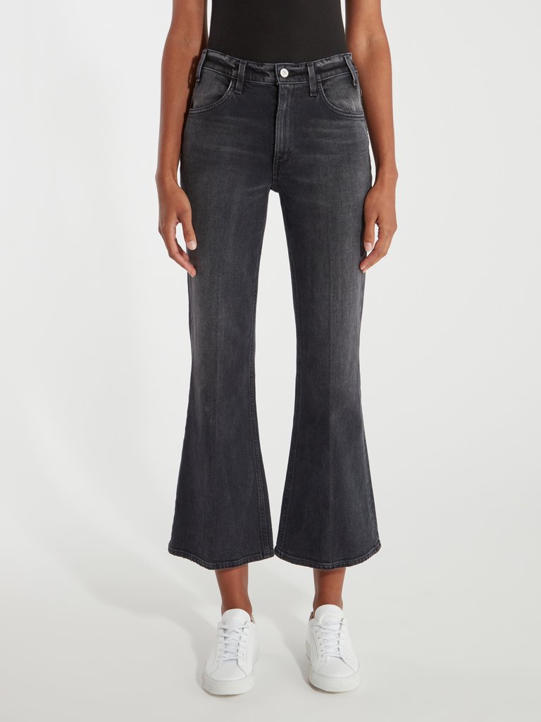 Amelia High Rise Vintage Cropped Flare Jeans