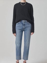 Daphne Crop High Rise Stovepipe Jean - Ascent