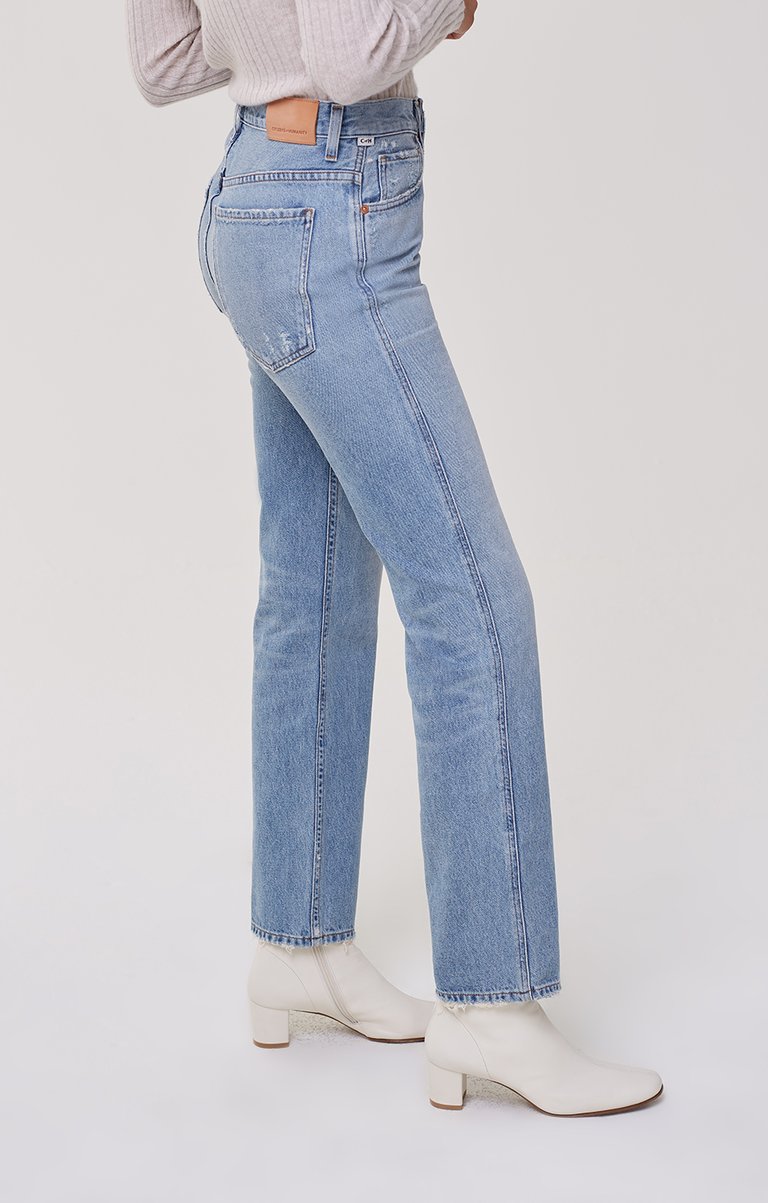 Daphne High Rise Stovepipe Jean