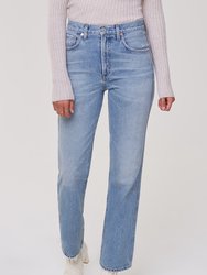 Daphne High Rise Stovepipe Jean - Nuance