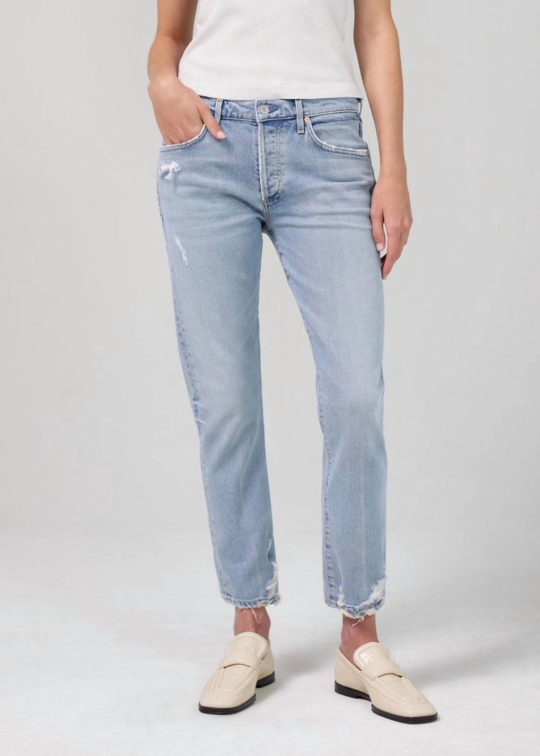 Emerson 27" Slim Boyfriend Jeans - Slushie