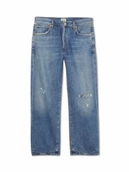 Emery Mid Rise Cropped Relaxed Jeans