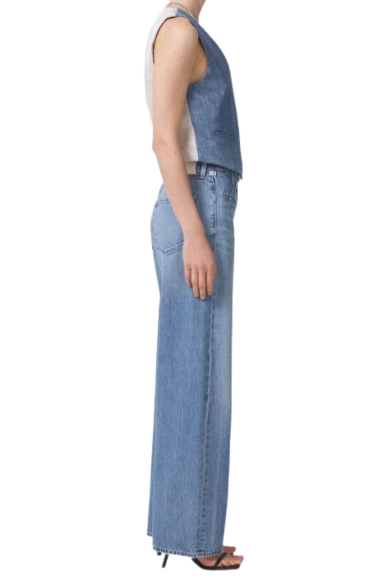 Gaucho Trouser Jeans In Vista Blue