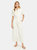 Miki Wide Leg Denim Jumpsuit - White Willow