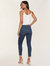 Rocket Mid Rise Cropped Skinny Jeans