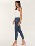 Rocket Mid Rise Cropped Skinny Jeans