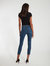 Rocket Mid Rise Cropped Skinny Jeans