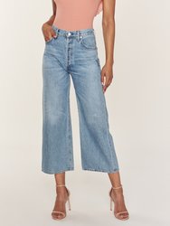 Sacha High Rise Cropped Wide Leg Jeans - Tularosa