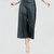 Falling On Love With You Gaucho Pant In Black - Black