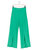 Front Slit Ankle Petal Pant In Emerald