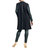 Ponte Knit Cardigan In Black