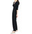 Signature 3/4 Sleeve Jumpsuit In Black