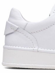 Clarks Women's Craft Cup Strap Sneaker In White Leather - White