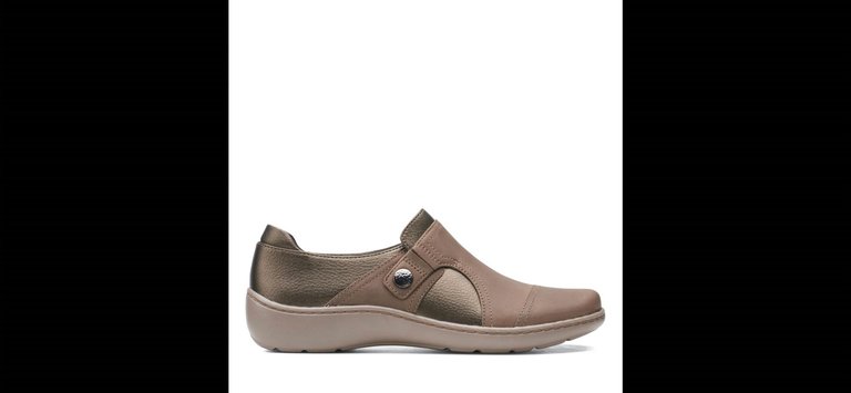 Cora Poppy Loafer In Taupe Combi