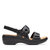 Merliah Sandal In Opal Black Leather - Opal Black Leather