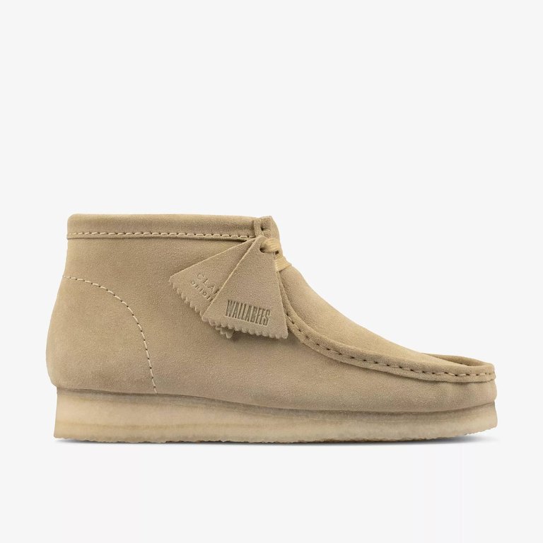 Wallabee Boot Medium Width - Maple Suede