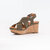 Women's Elleri Rae Sandal In Olive Nubuck