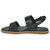 Women's Karsea Strap Sandal In Black Leather