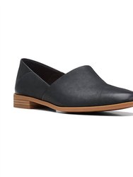 Women's Pure Bell Leather Loafer - Black