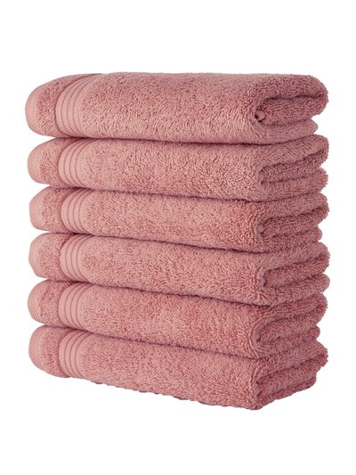 Classic Turkish Towels Classic Turkish Towels Genuine Cotton Soft Absorbent Amadeus Hand Towels 16x27 6 Piece Set product