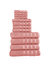 Antalya 12 Pc Towel Set - Coral