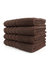 Antalya Bath Towel 4 Pc 27x55 - Chocolate