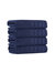 Antalya Bath Towel 4 Pc 27x55 - Navy