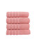 Antalya Bath Towel 4 Pc 27x55 - Coral