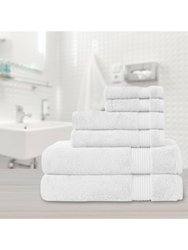 Classic Turkish Towels Genuine Cotton Soft Absorbent Amadeus Bath Towels 30x54 4 Piece Set