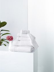 Classic Turkish Towels Genuine Cotton Soft Absorbent Amadeus Hand Towels 16x27 6 Piece Set