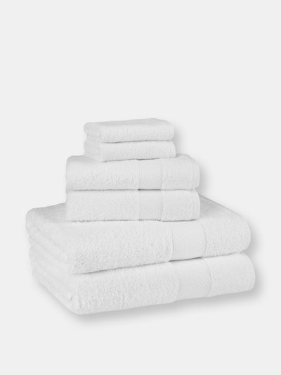 Classic Turkish Towels Classic Turkish Towels Genuine Cotton Soft Absorbent Luxury Madison 6 Piece Set With 2 Bath Towels, 2 Hand Towels, 2 Washcloths product