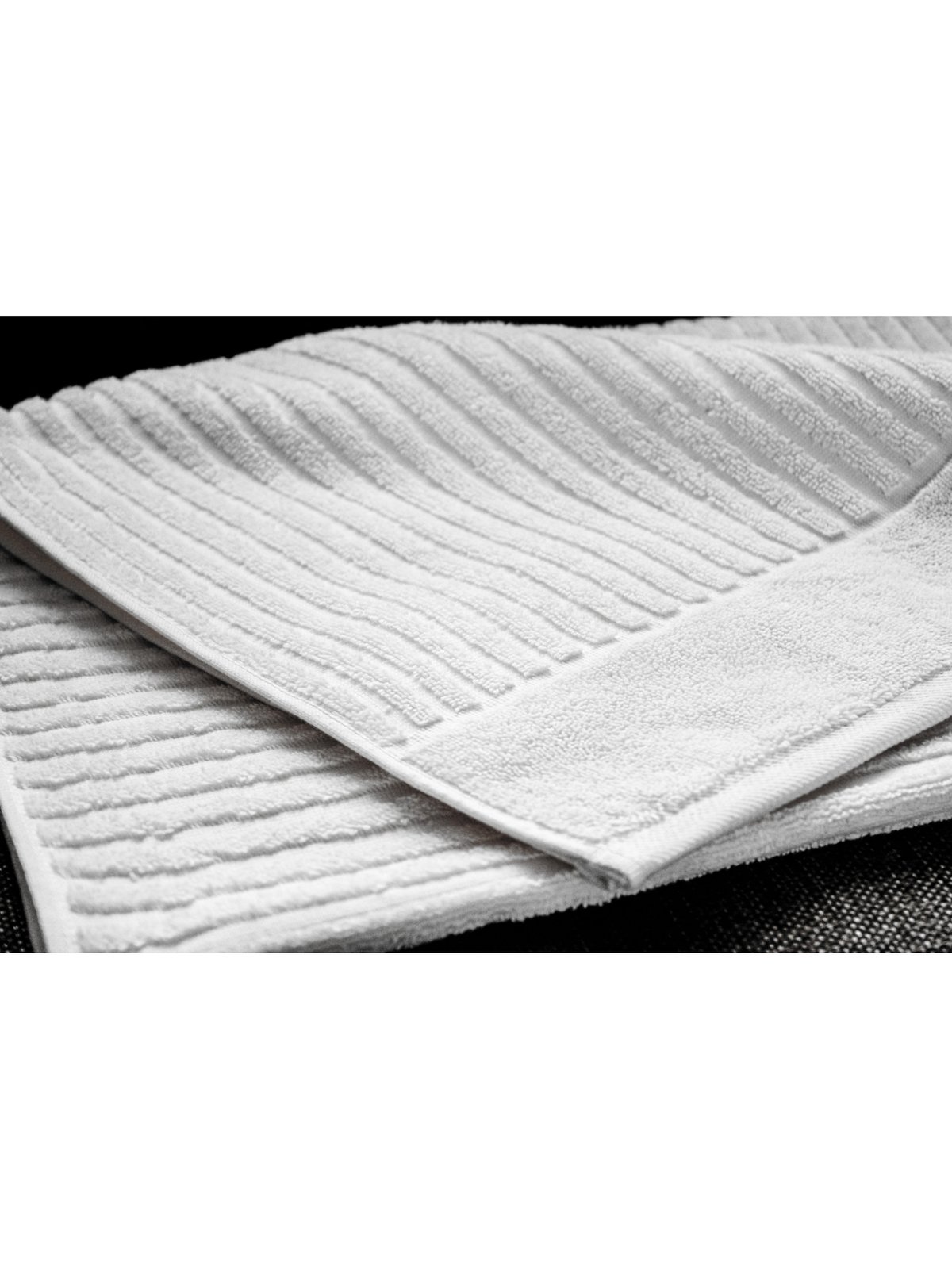 Classic Turkish Towels White Genuine Cotton Soft Absorbent Shimmer/Brampton  6 Piece Set With 2 Bath Towels, 2 Hand Towels, 2 Washcloths