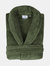 Classic Turkish Towels Shawl Collar 550 GSM Turkish Terry Cloth Robe - Green