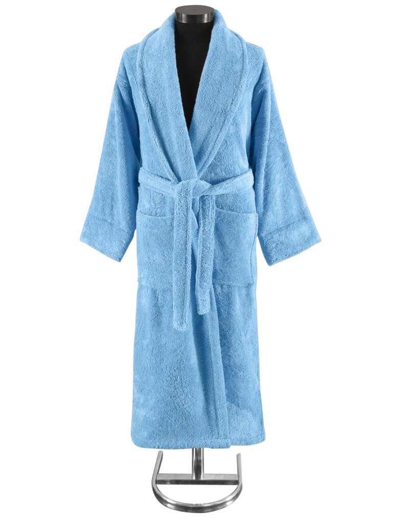 Classic Turkish Towels Shawl Collar 550 GSM Turkish Terry Cloth Robe