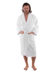 Classic Turkish Towels Shawl Collar 550 GSM Turkish Terry Cloth Robe