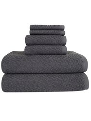 Hardwick Jacquard 6 Pc Towel Set