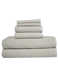 Hardwick Jacquard 6 Pc Towel Set