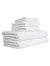 Hardwick Jacquard 6 Pc Towel Set - White