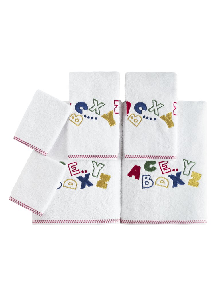 Kid Towels 6 Pc:kids - Multi