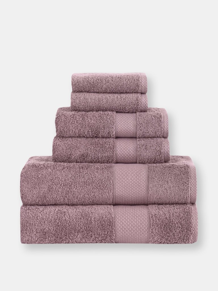 Luxury Madison Turkish Towels Set of 6-Piece Plush and Thick
