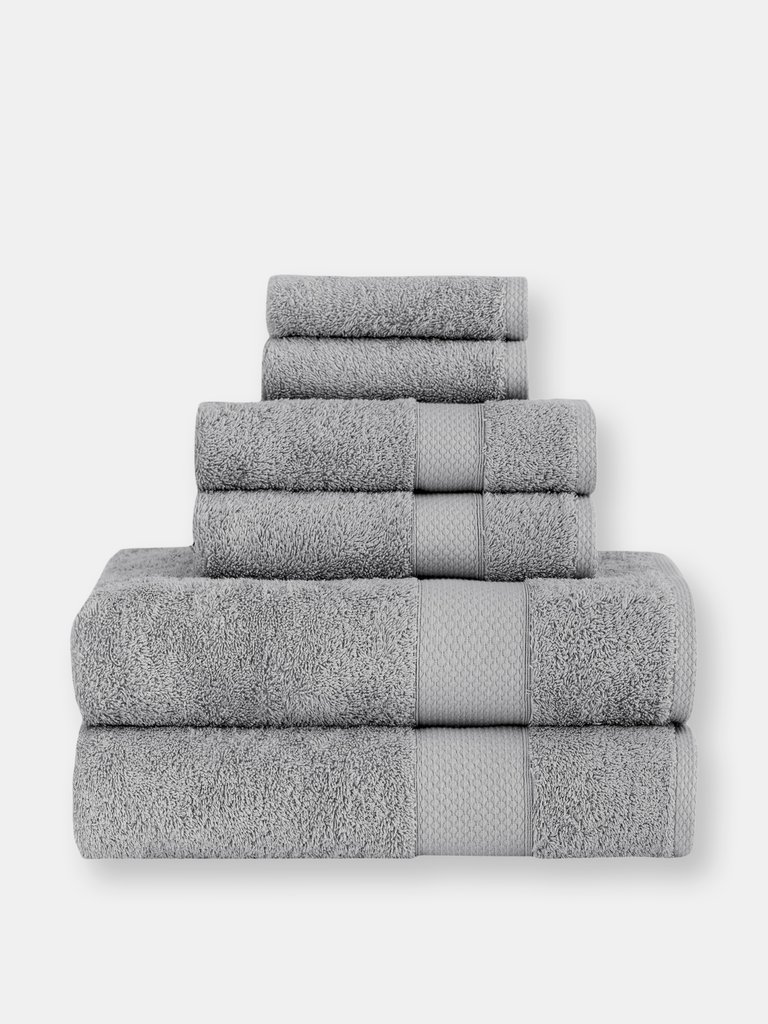 Luxury Madison Turkish Towels Set of 6-Piece Plush and Thick